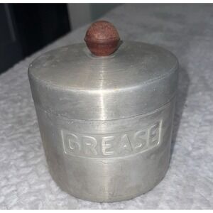 Vintage Aluminum Grease Canister Turner Specialty Mfg. Houston TX